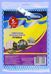 Набор салфеток 5 шт вискозных универс. 30*38 РУМБА, Антелла