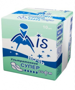 Прокладки 10 шт Mis ультра супер софт 6 капель ночь
