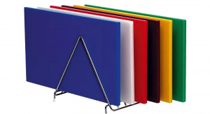Доска разделочная 40*30*1,2 см красная пластик 