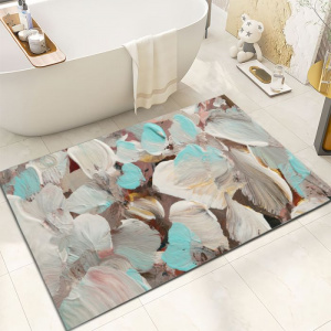 Коврик 50*80 см влаговпитывающий GRAILY VELVET МИКС