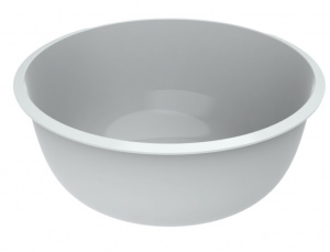 Миска 3,7 л«Шарм»  (серый) 257×257×105 мм 