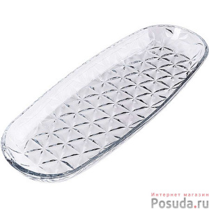 Тарелка овальная SNOW 33*13 см