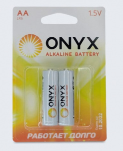 Набор батареек 2 шт алкалиновые LR 6 ONYX