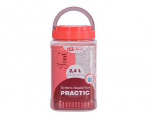 Емкость «Practic» 2,4 л квадратная