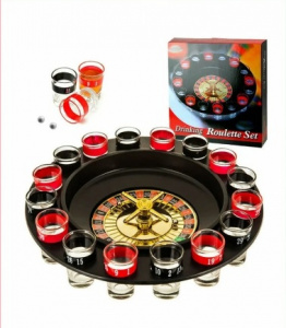 Игра настольная рулетка 29 см со стопками 6670