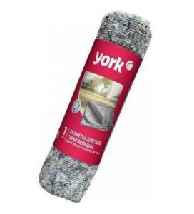 Тряпка для пола 60*75 см хлопковая серая в рулоне YORK 260г/м2 
