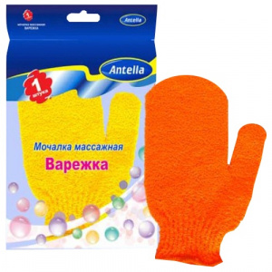 Мочалка массажная 14*20 см ВАРЕЖКА
