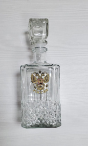 Штоф 500 мл (графин) Герб России