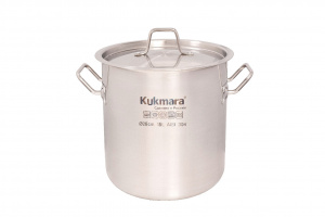 Котел 15 л "HoReCa" d=30 см с металл. крышкой HRC-SP15030M, подходит для индукции