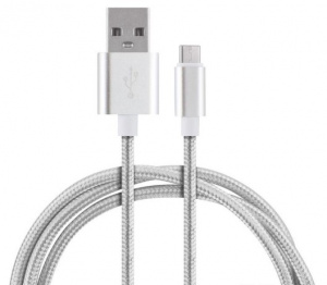 Кабель Energy ET-01 USB/Type-C, цвет - серебро