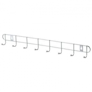 Вешалка 8 крючков ELINE-WH-3 47*5,5*3,5см, крепление: шуруп