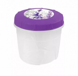 Банка 0,5 л для хранения продуктов 100*100*67 мм "Lavender"