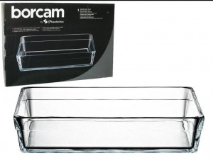 Форма для запекания 2,5 л прямоугольная Borcam Laser Logo