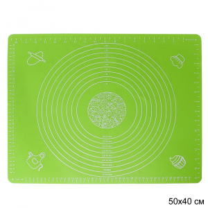 Коврик силиконовый 50*40 см,  цвет микс 684187-684192