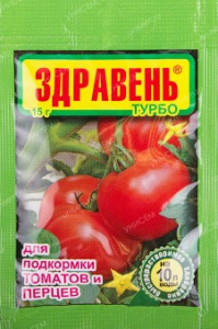 Удобрения Здравень томат и перец (подкормка) 15г  ВХ