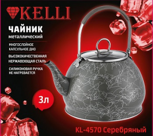 Чайник 3 л металл "Kelli" ///
