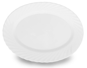 Блюдо овальное 30*22,6 см WHITE 114246