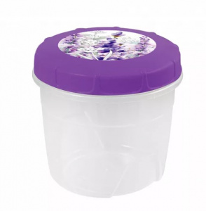 Банка 1 л для хранения продуктов 125*125*120 мм "Lavender"