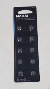 Батарейка часовая G04 (377 LR626 LR66) NAKAI ЦЕНА за 1 шт!!!