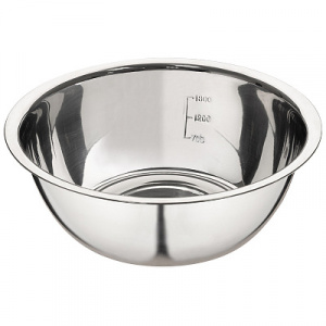 Миска 2,5 л Bowl-Ring-24 d=24 см из нерж стали 