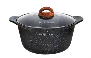 Кастрюля 2 л АП "Granit Ultra Induction" (Original) со стекл. крышкой, индукция кгои22а