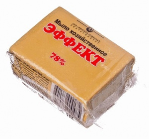 Мыло хозяйственное 300 г "Эффект" 78%