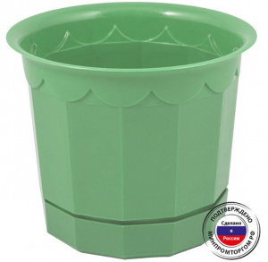 Горшок цветочный 6,4 л d=25 см цвет МИКС 250*250*215 мм С29001