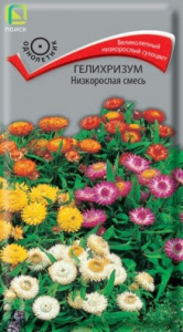 Семена Цветы Гелихризум Низкорослая смесь 0,1г