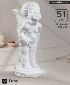 Фигура гипс «Эльфина», белая, 23×27×51 см