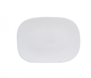 Блюдо 24*17,5 см, 9,5" БЕЛЫЙ LFYP-95 WHITE стеклокерамика Lavenir "Стиль"
