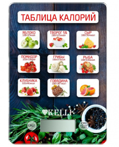 Весы кухонные электронные до 5 кг, цена деления: 1г, 23*16 см