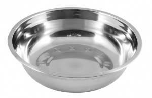 Миска 2,3 л Bowl-25 из нерж стали, зеркальная полировка, d=25 см АКЦИЯ ///