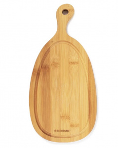 Доска разделочная 33*16*1,5 см  Attribute BAMBOO CURVE АКЦИЯ///