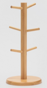Держатель для кружек BellaTenero Bamboo, 14.5×32 см, бамбук