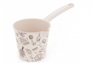 Ковш 1,5 л "Русская банька"  (со сливом)