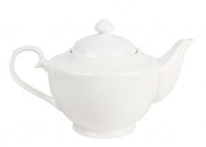 Чайник заварочный 1,4 л, D=25,5см, L=15см, H=16см, фарфор, белье