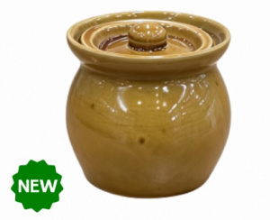 Горшочек для запекания 0,4 л 10*9 см с крышкой керамика