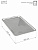 Поднос метал. прямоугольный 40*30*2 см  AST-002-ПВ-40 "Астелл"