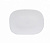 Блюдо 24*17,5 см, 9,5" БЕЛЫЙ LFYP-95 WHITE стеклокерамика Lavenir "Стиль"