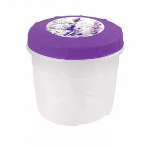 Банка 0,5 л для хранения продуктов 100*100*67 мм "Lavender"