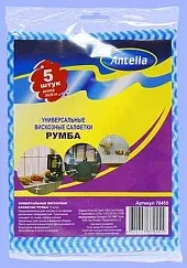 Набор салфеток 5 шт вискозных универс. 30*38 РУМБА, Антелла