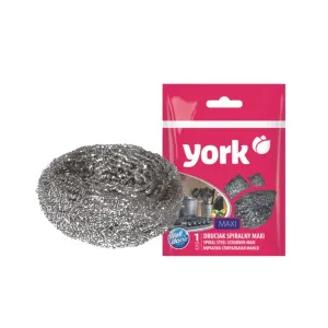 Губка "Спираль" стальная макси 1 шт YORK