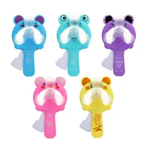 Вентилятор с игрушкой механический, ABS, h18см, 9,5х18х2см, 3 дизайна ИГРОЛЕНД 