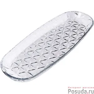 Тарелка овальная SNOW 33*13 см