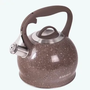 Чайник 3 л ГРАНИТ чоклэт/GRANITE chocolate со свистком