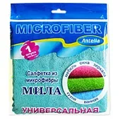 Салфетка из микрофибры 30*30 см универ. МИЛА ЗИГЗАГ Антелла 