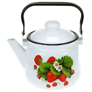 Чайник 1,5 л, декор "Земляника"