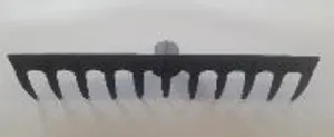 Грабли 15 зубые пластмассовые садовые УСИЛЕН. (черные)