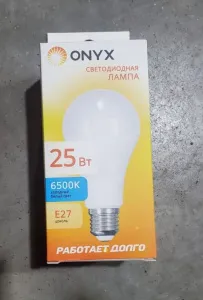 Лампа диодная A65 25Вт Е27 6500К 2250Лм ONYX  ON6525-2765