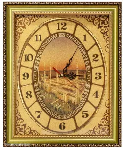 Часы - картина Мусульманские  29*37 см
